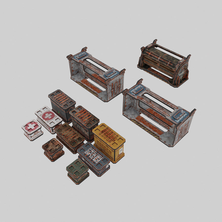 Tanker & Crate Containers - Abandoned