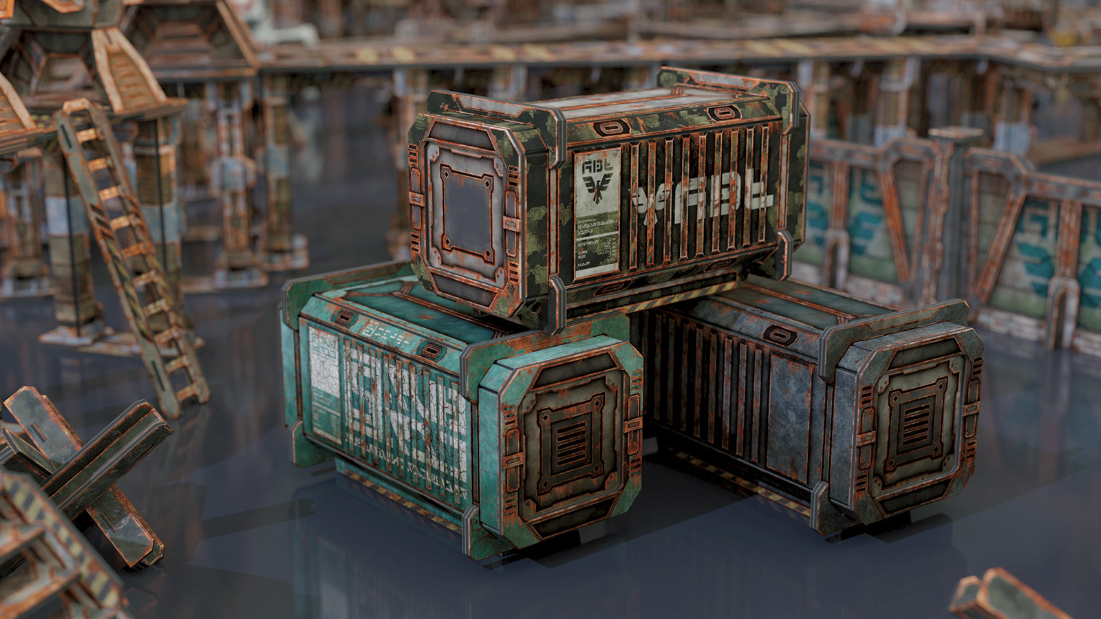 Cargo Containers 4 - Add-on