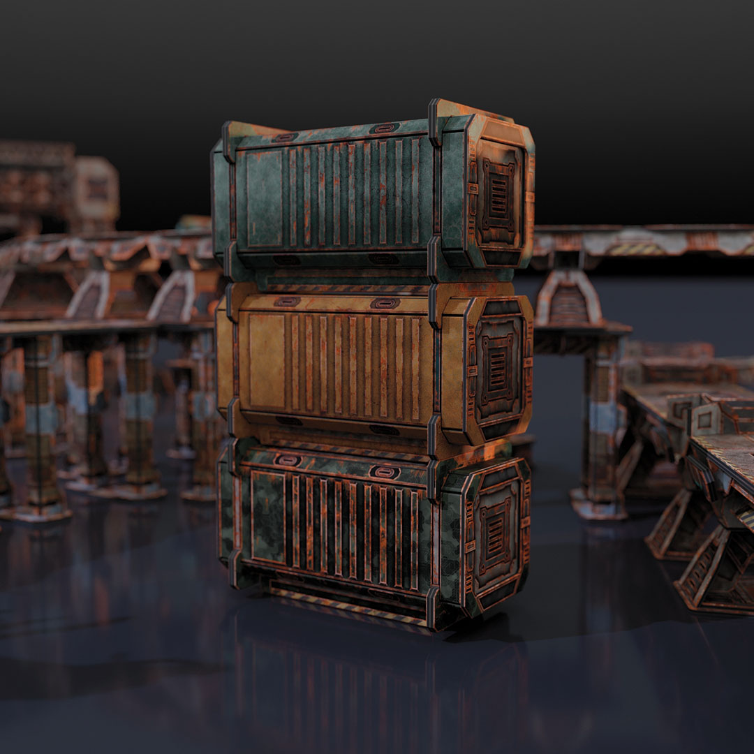 Cargo Containers 6 - Add-on