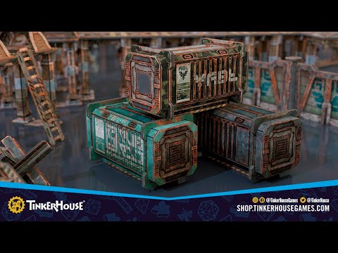 TinkerTurf Sci-Fi Terrain - Cargo Containers Series 3