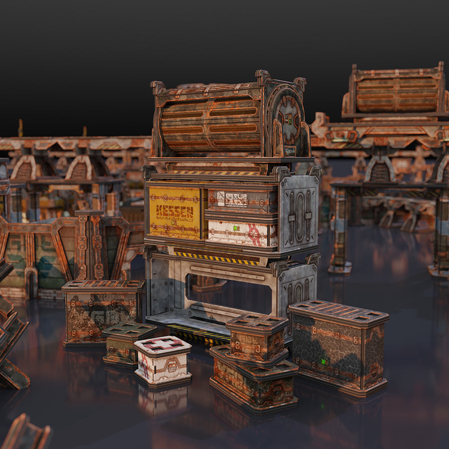 Tanker & Crate Containers - Abandoned