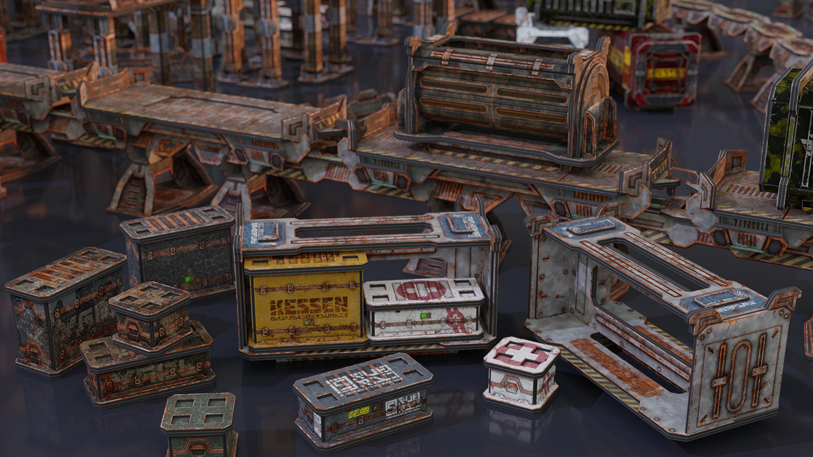 Tanker & Crate Containers - Abandoned